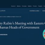 Rubio tells Browne and others that Chinese infrastructure projects are full of corruption