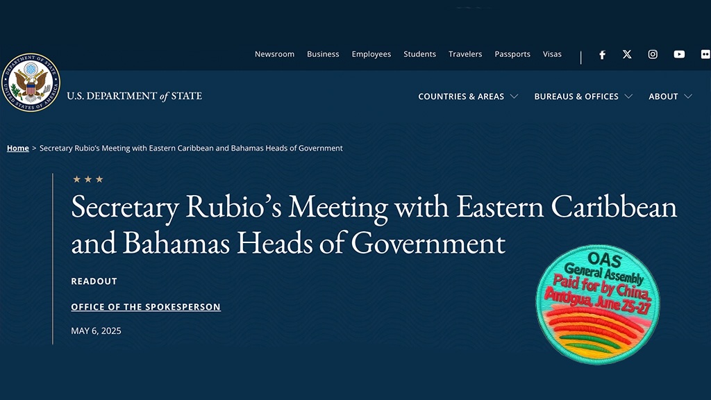 Rubio tells Browne and others that Chinese infrastructure projects are full of corruption